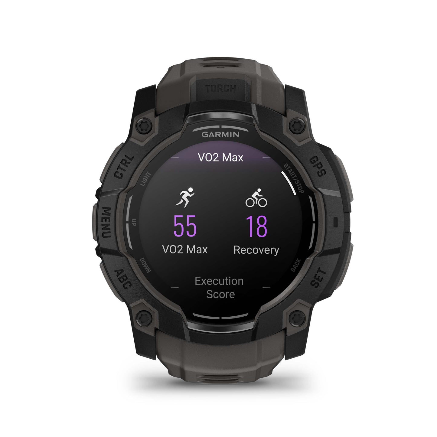 Relógio Garmin Instinct ® 3 AMOLED Preto e Grafite - 50 mm