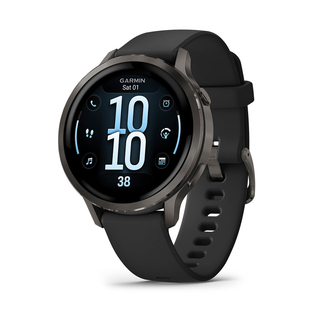 Relógio Garmin Venu ® 4 com Monitor Cardíaco de Pulso e GPS