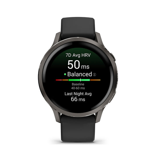 Relógio Garmin Venu ® 4 Ardósia e Preto - 41 mm