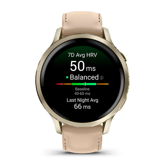 Relógio Garmin Venu ® 4 Ouro e Areia - 41 mm