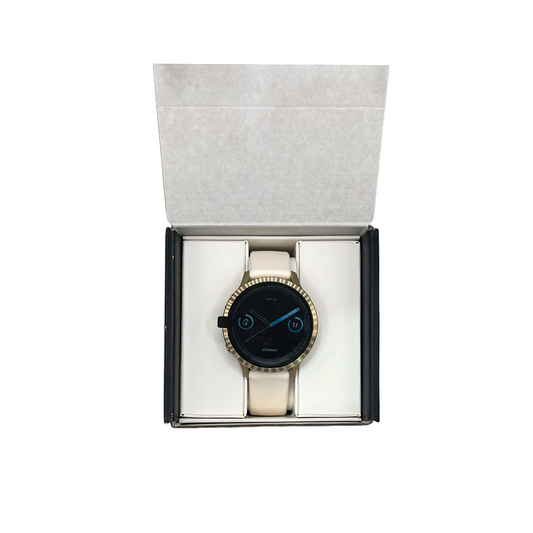 Outlet Relógio Garmin Venu 4 Ouro Lunar e Marfim - 41 mm