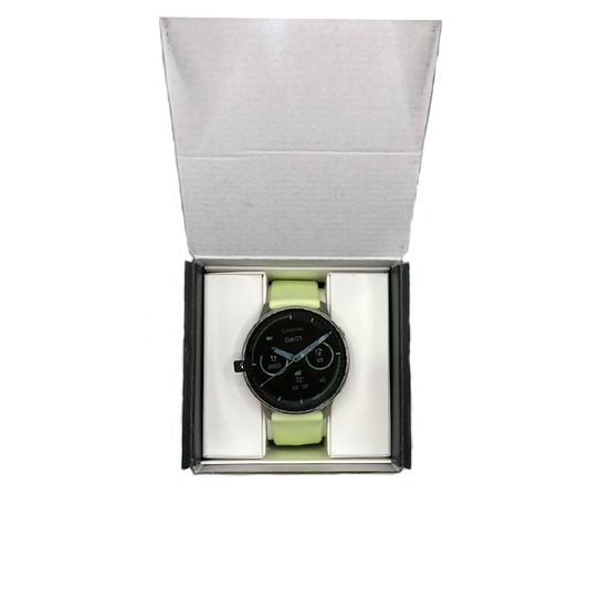 Outlet Relógio Garmin Venu 4 - 45 mm Prata e Amarelo-Lima