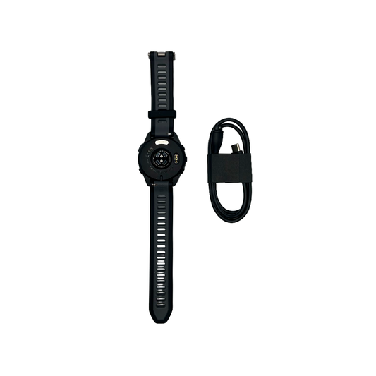 Outlet Relógio Garmin Forerunner 165 Preto e Cinza Ardósia