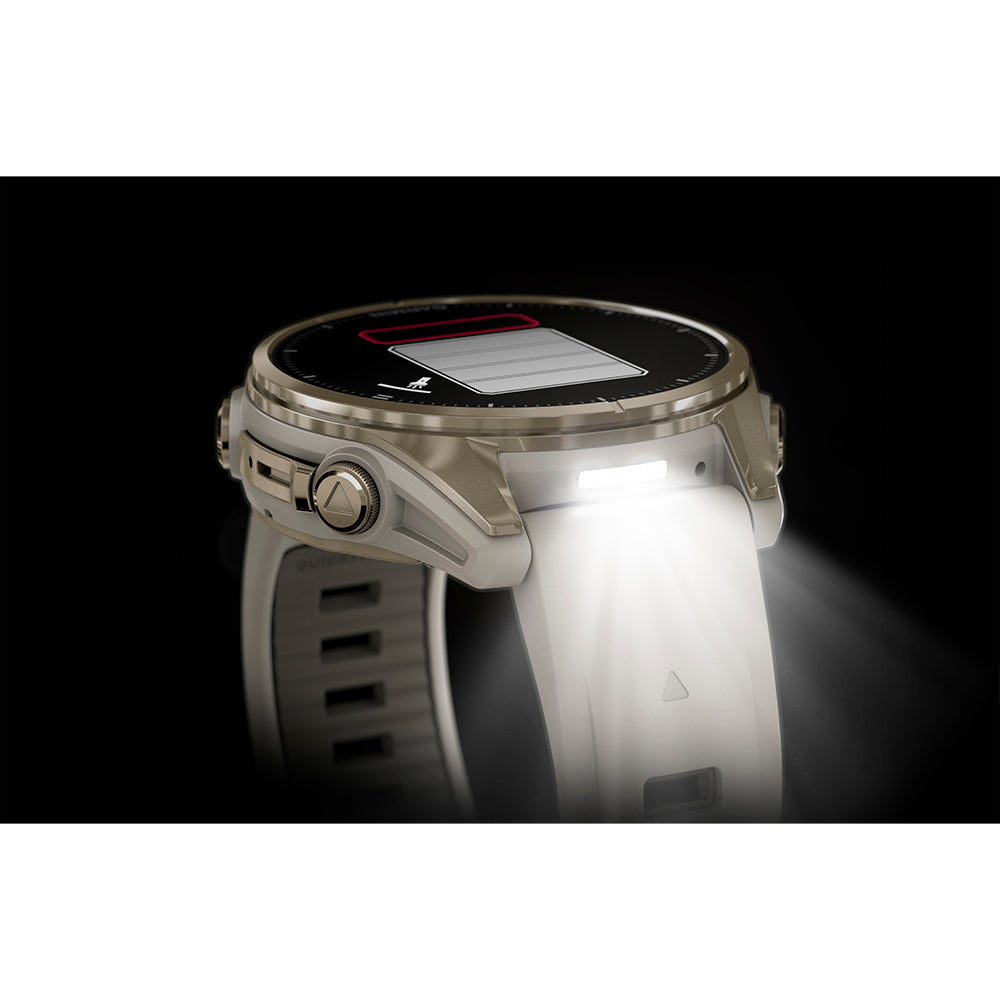 Relógio Garmin fēnix ® 8S Safira Ouro e Cinza