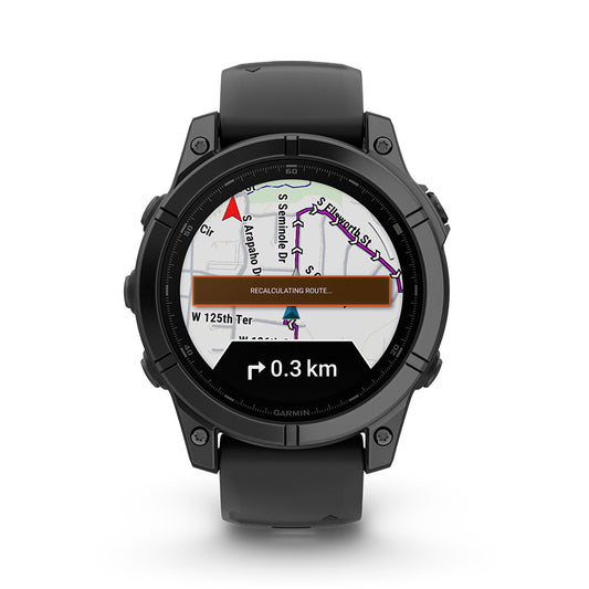 Relógio Garmin Fênix ® E Aço Cinza Ardósia e Preto