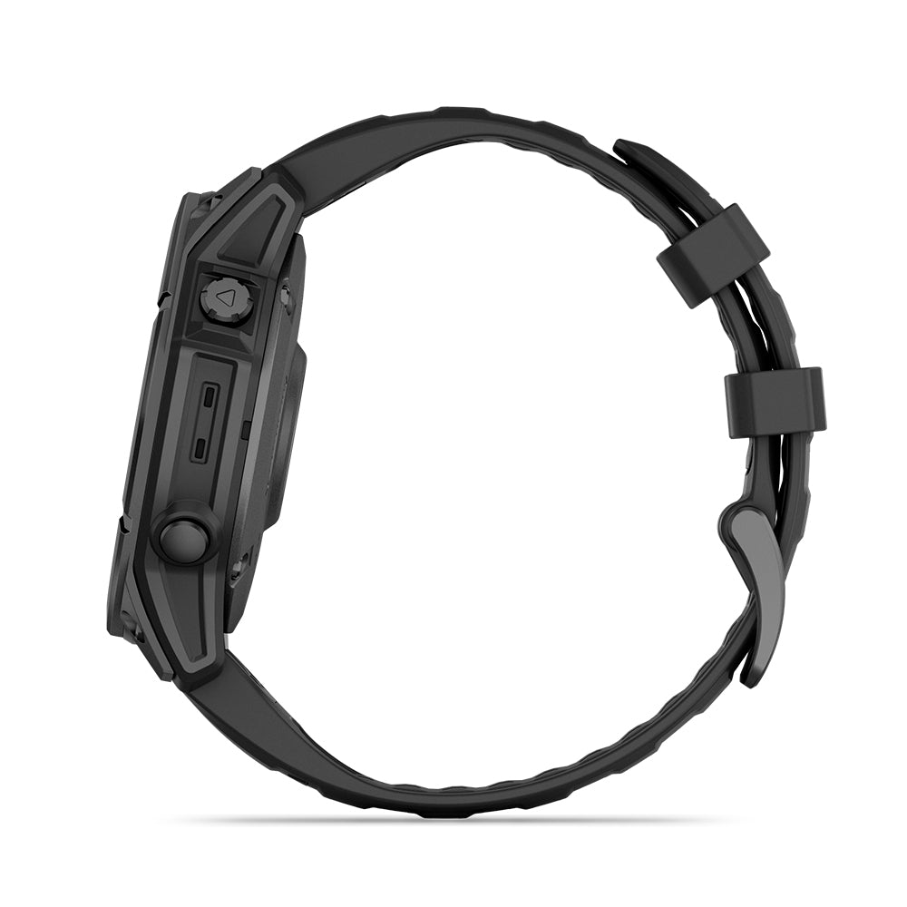 Relógio Garmin Fênix ® E Aço Cinza Ardósia e Preto