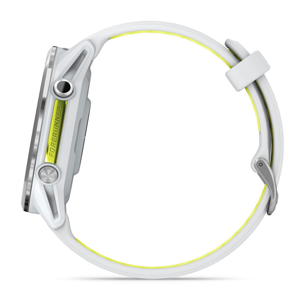 Relógio Garmin Forerunner ® 970 Titânio e Marfim/Amarelo