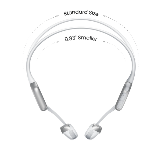 Fone de Condução Óssea Shokz OpenRun Pro 2 Prata Mini