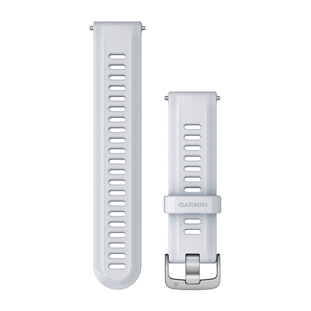 Pulseira Garmin Forerunner ® 22 mm Branco e Prata