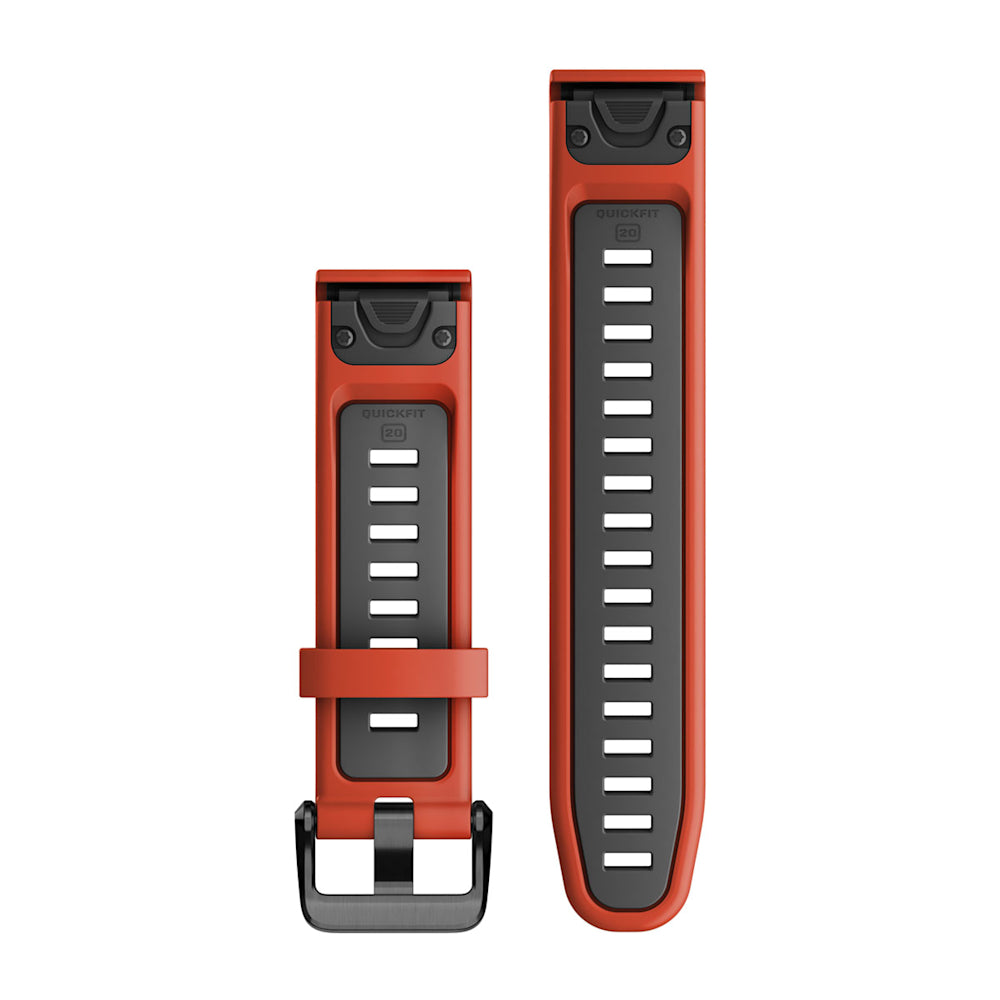 Pulseira Garmin QuickFit ® 20 Vermelho e Preto