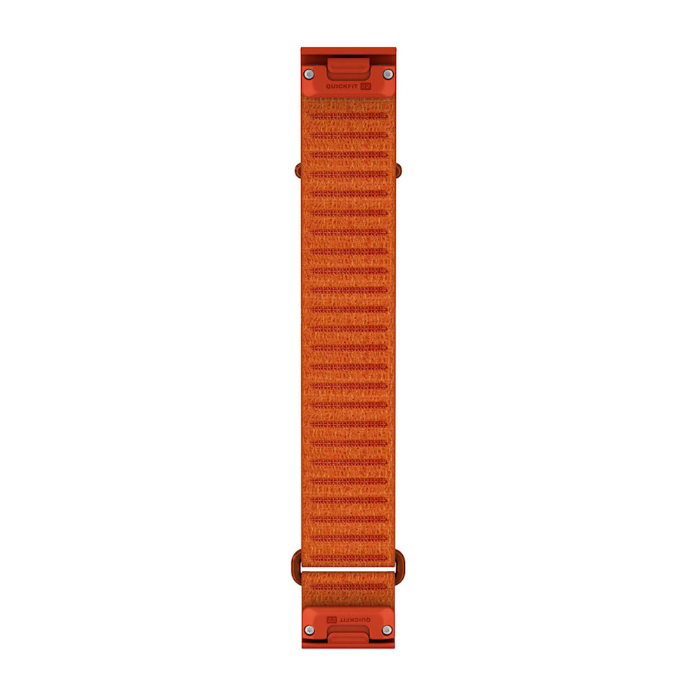 Pulseira Garmin QuickFit ® 22 mm Laranja ComfortFit - Tamanho Grande