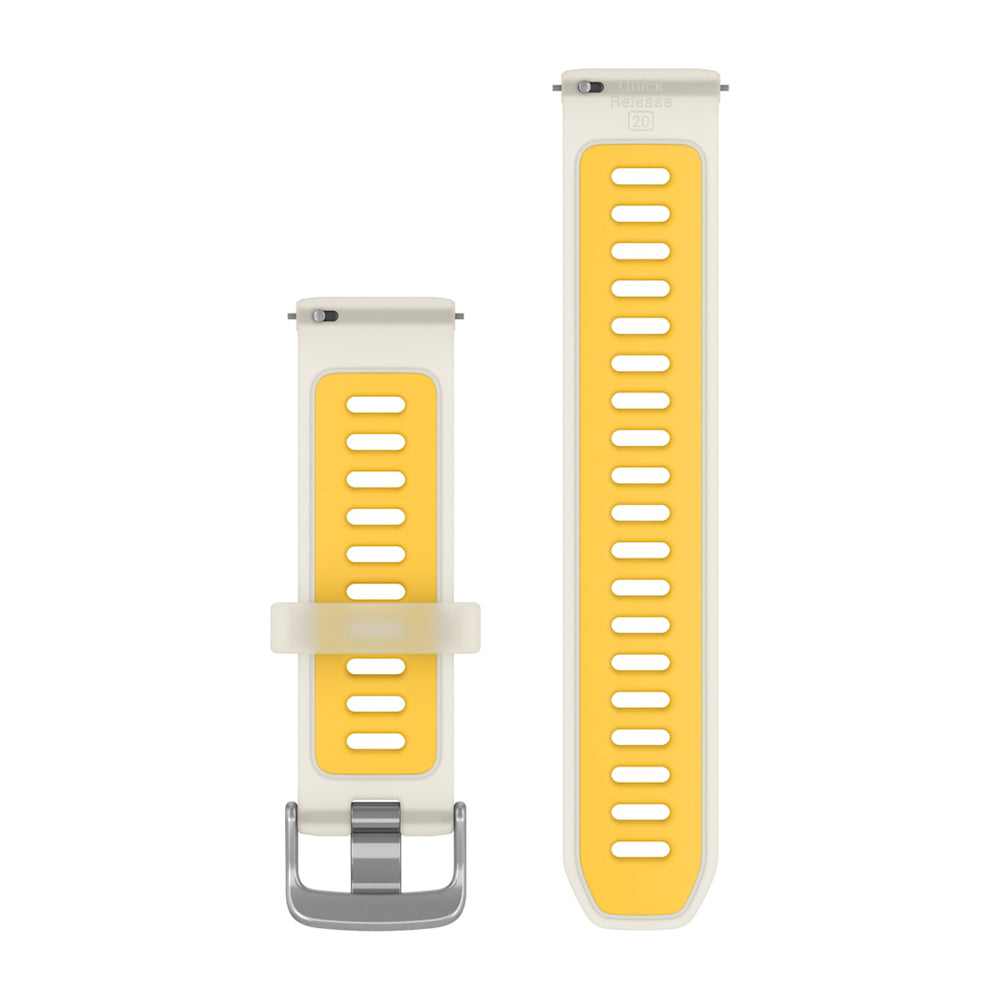 Pulseira Garmin Quick Release 20 mm Marfim e Amarelo