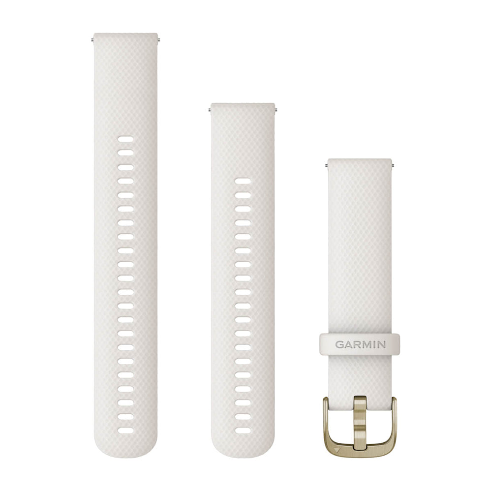 Pulseira Garmin Quick Release 20 mm Marfim e Dourado