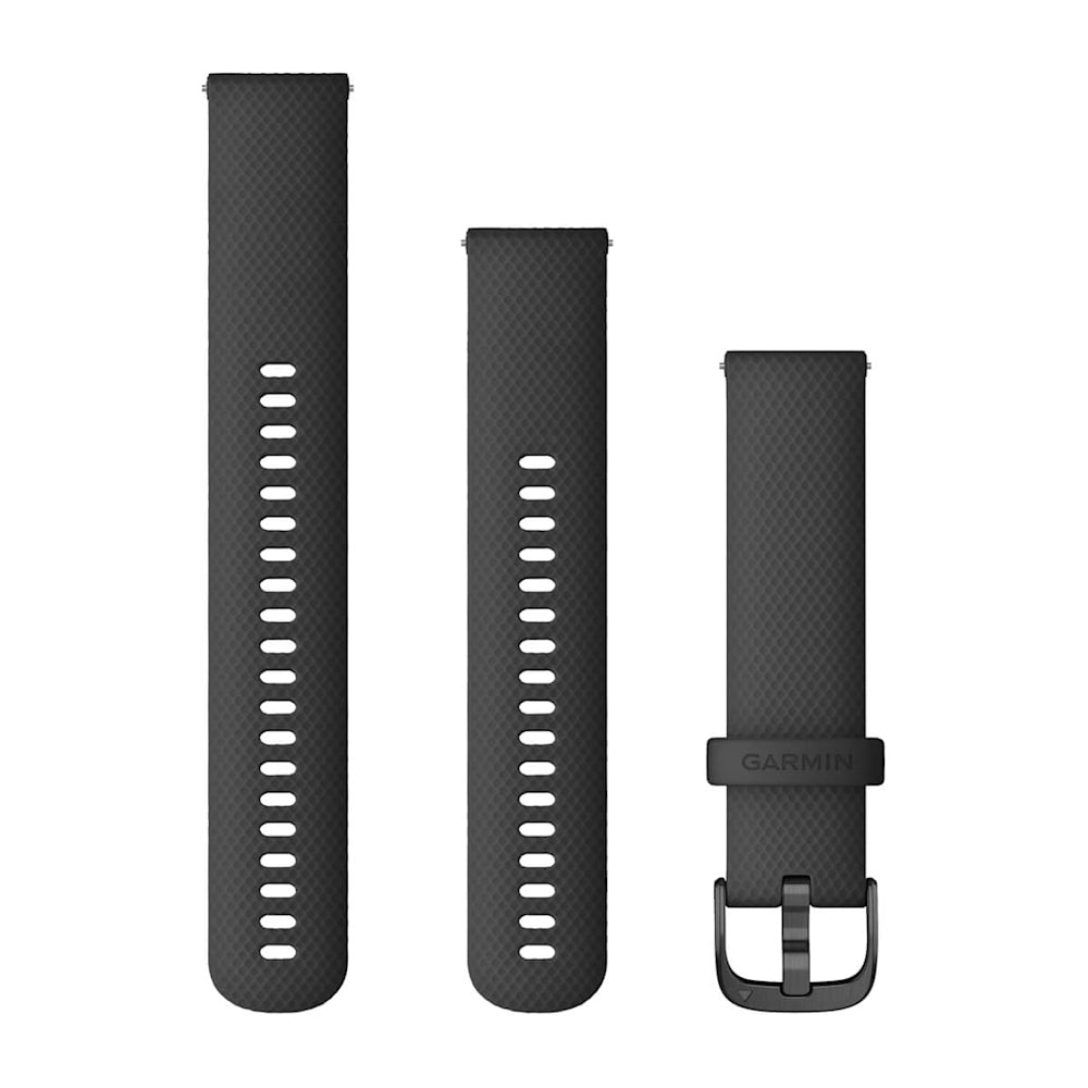 Pulseira Garmin Quick Release 20 mm Preta e Cinza Ardósia