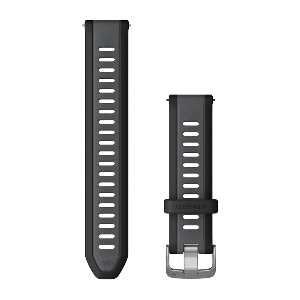 Pulseira Garmin Quick Release 20 mm Preto e Cinza