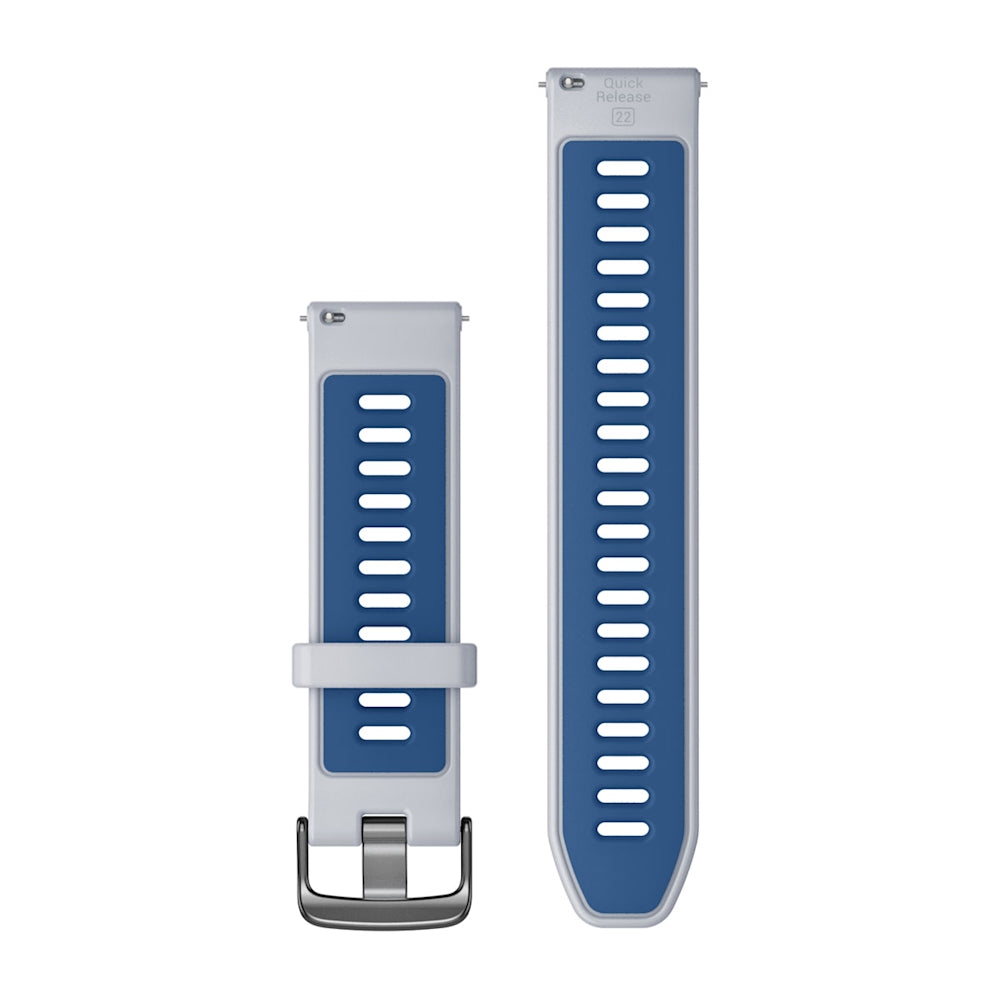 Pulseira Garmin Quick Release 22 mm Branco e Azul