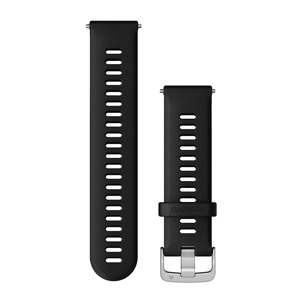 Pulseira Garmin Quick Release 22 mm Preto e Prata