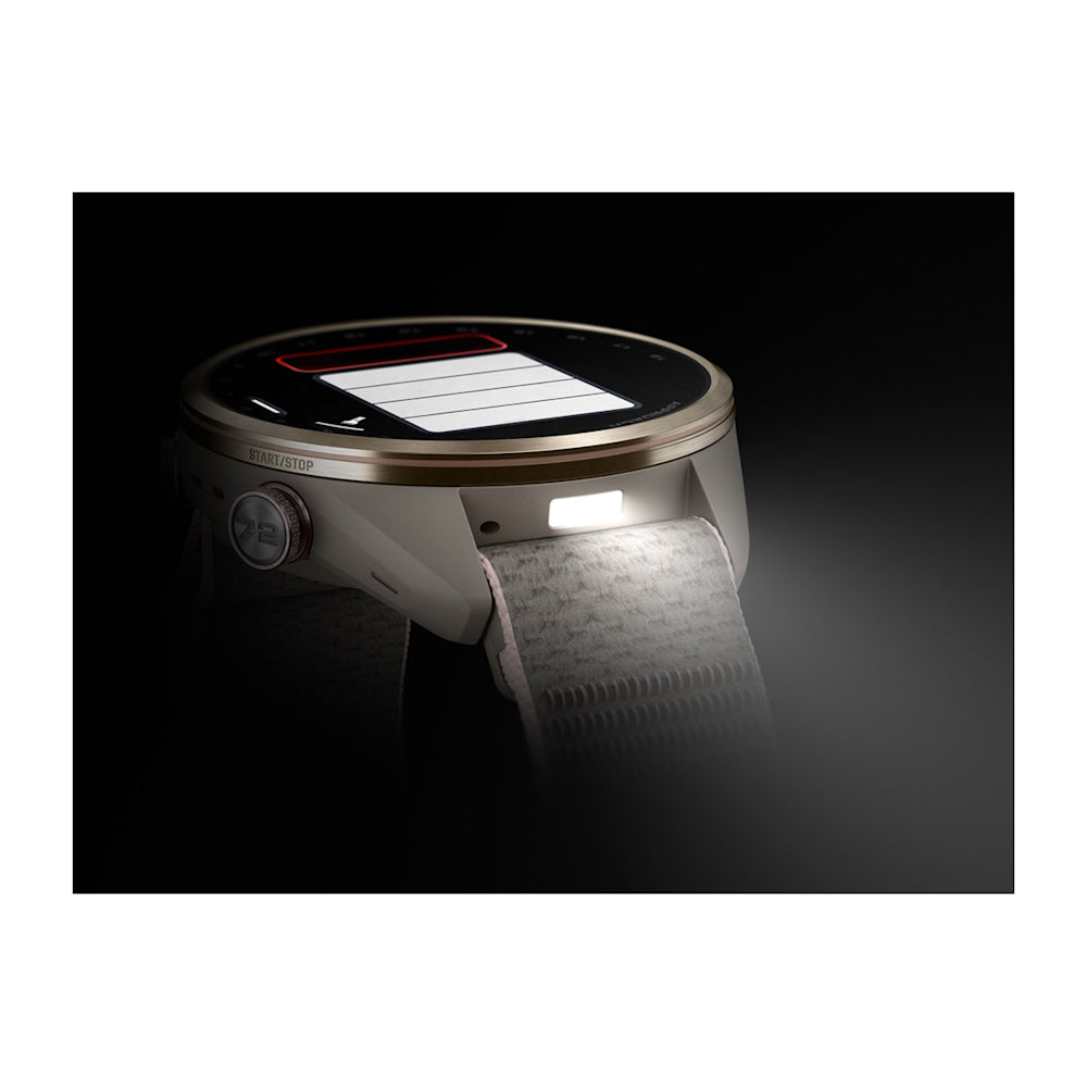 Relógio Garmin Approach ® S72 Titânio Dourado e Cinza/Rosa - 43 mm