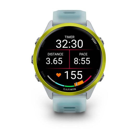 Relógio Garmin Forerunner ® 570 - 47 mm Amarelo e Marfim/Turquesa