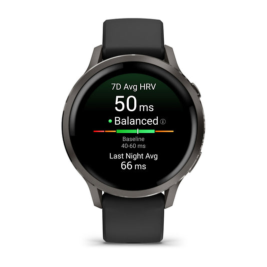 Relógio Garmin Venu ® 4 Ardósia e Preto - 41 mm