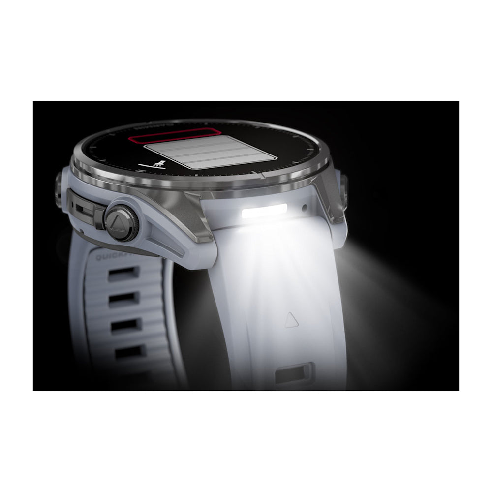 Relógio Garmin fēnix ® 8S Prata e Branco
