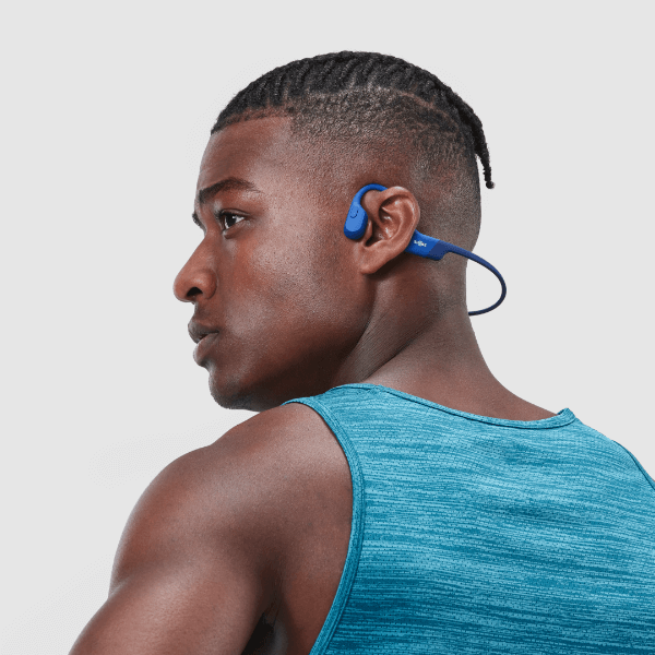 Fone de Condução Óssea Shokz OpenRun Azul