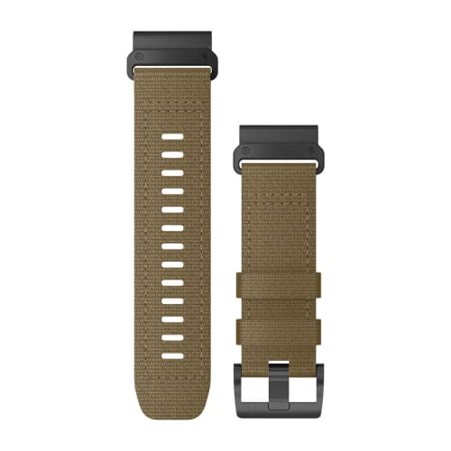 Pulseira Garmin QuickFit ® 26 Coyote Tan Nylon – Garmin Brasil