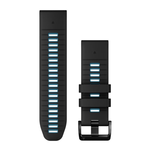 Pulseira Garmin QuickFit ® 26 Preto e Azul – Garmin Brasil
