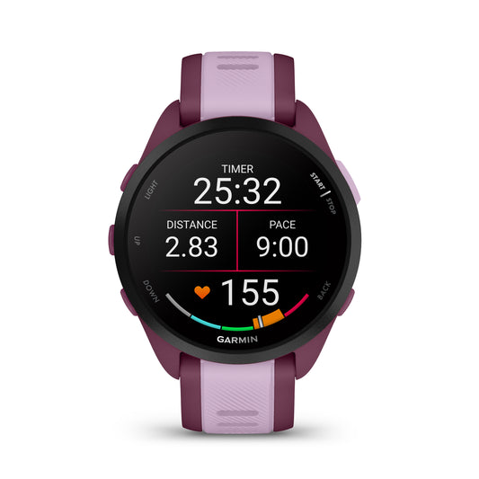 Relógio Garmin Forerunner ® 165 Music Cereja e Lilás