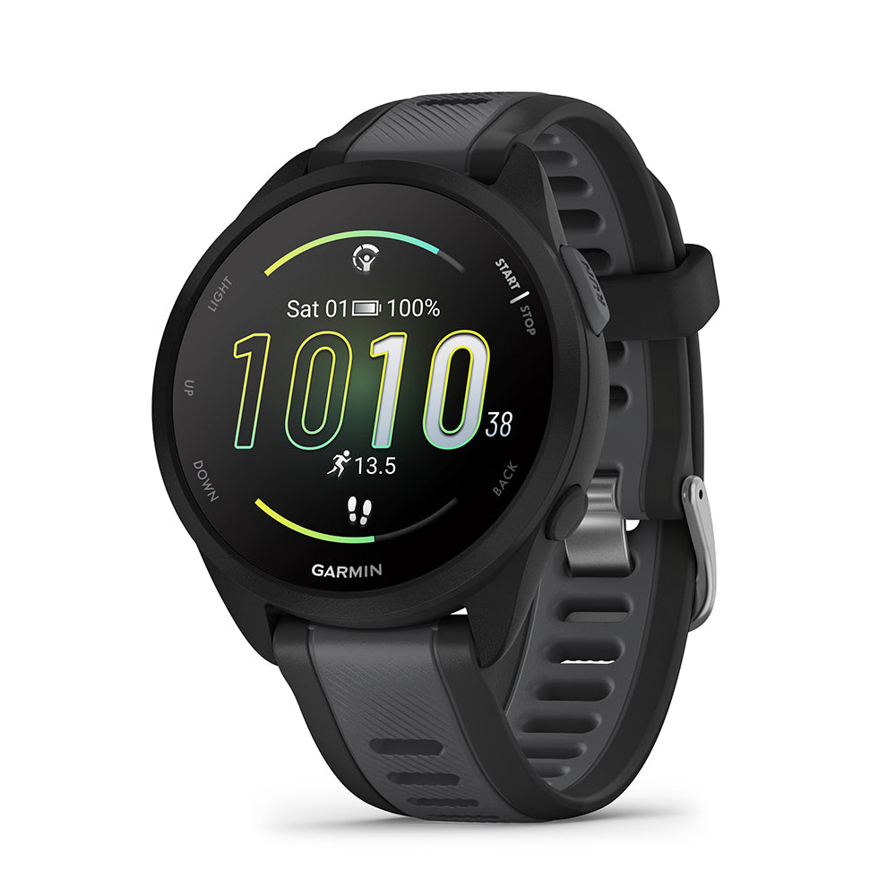 GARMIN FORERUNNER 165 ブラック Relógio Garmin Forerunner ® 165 com Monitor Cardíaco de Pulso e