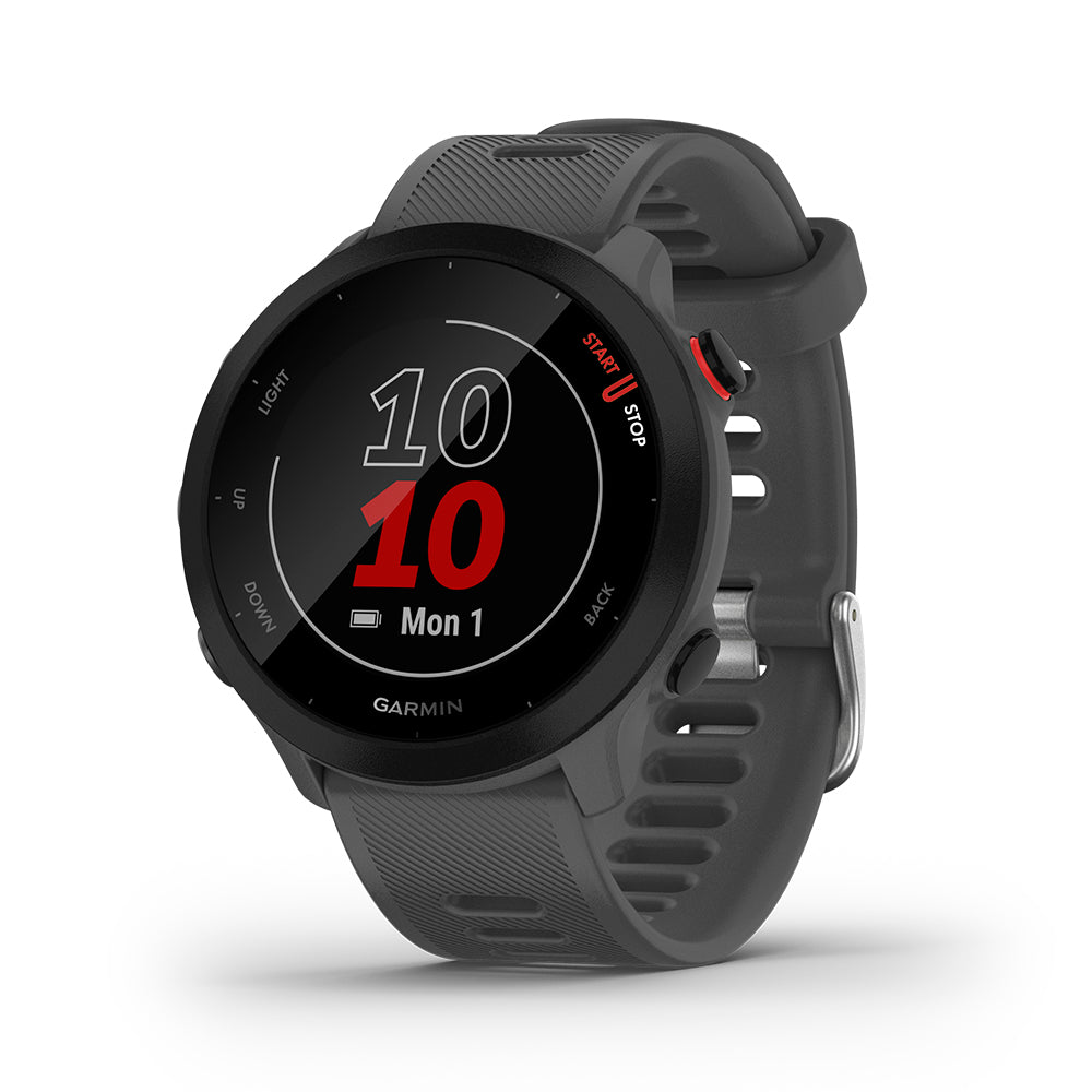 Garmin55 GPS心拍数モニター ブラック Relógio Garmin Forerunner ® 55 com Monitor Cardíaco de Pulso e GPS