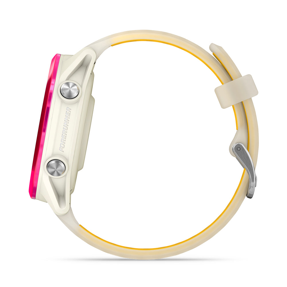 Relógio Garmin Forerunner ® 570 - 42 mm Framboesa e Marfim/Amarelo