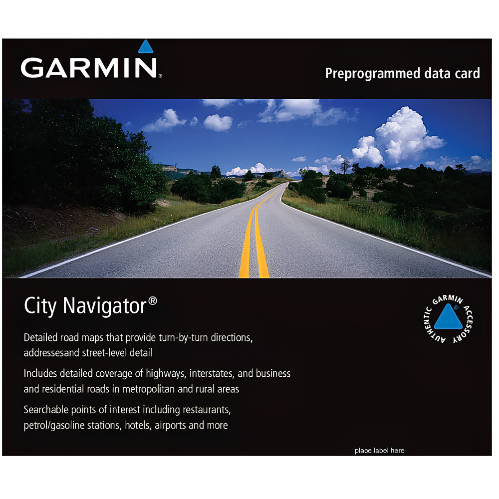 Mapa Garmin City Navigator NT América do Sul