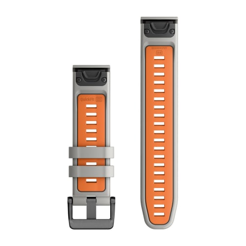 Pulseira Garmin QuickFit ® 22 Cinza e Laranja