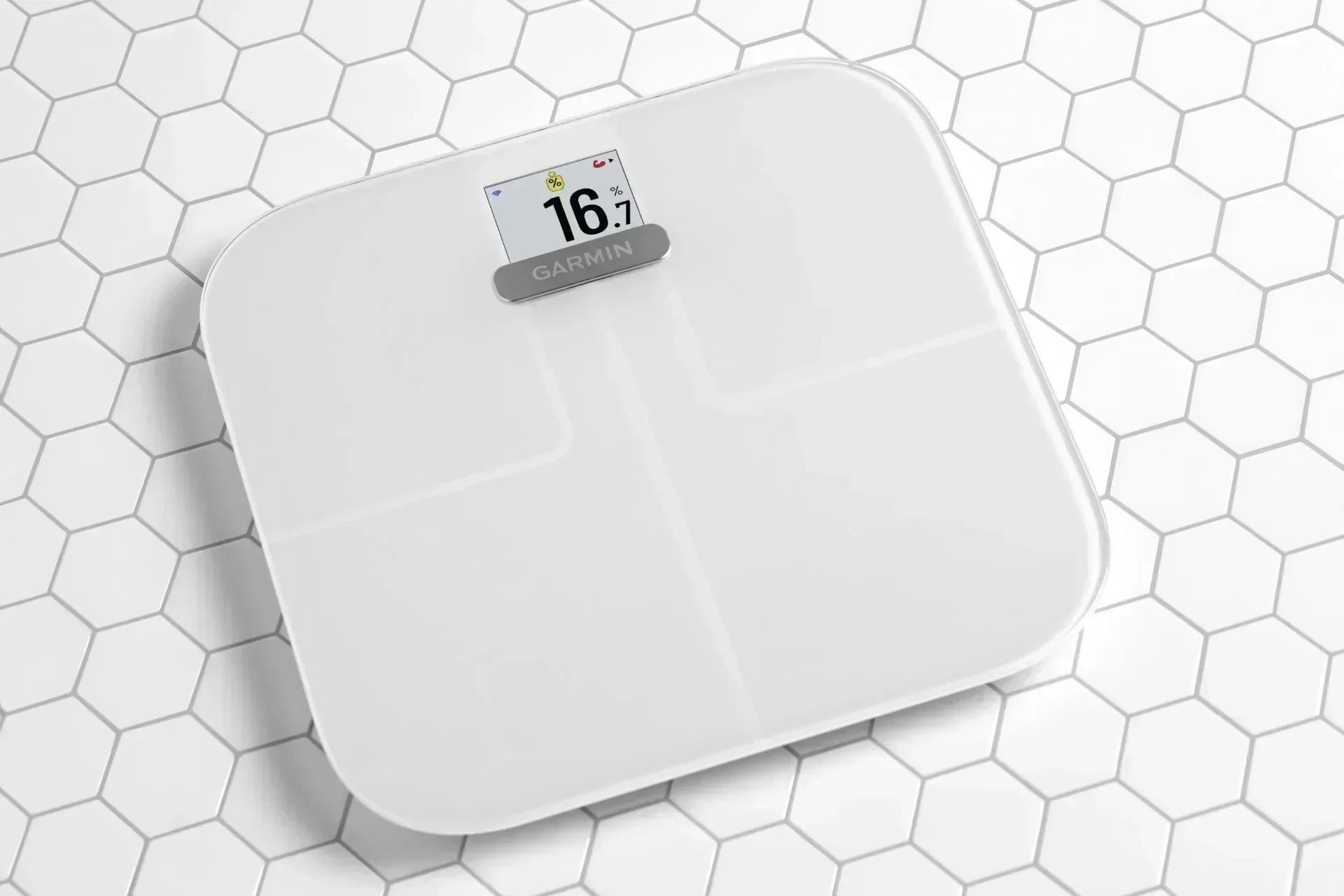 Como posso usar uma balança inteligente Garmin para atingir meus objetivos?