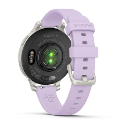 Relógio Garmin Lily ® 2 Active Prata e Roxo Jasmim