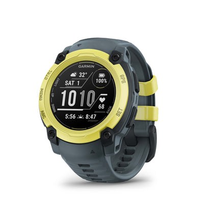 Relógio Garmin Instinct ® E Verde e Cinza Crepúsculo - 40 mm