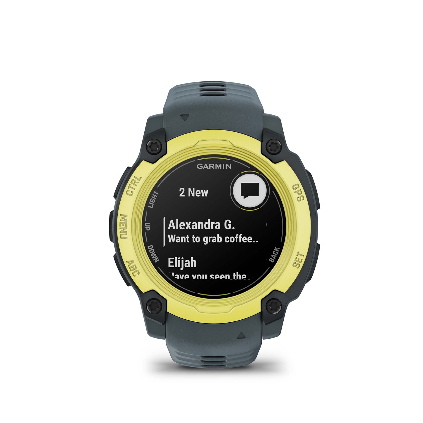 Relógio Garmin Instinct ® E Verde e Cinza Crepúsculo - 40 mm