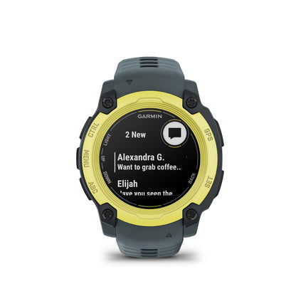 Relógio Garmin Instinct ® E Verde e Cinza Crepúsculo - 40 mm
