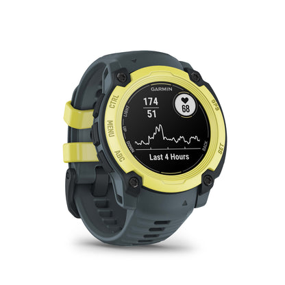 Relógio Garmin Instinct ® E Verde e Cinza Crepúsculo - 40 mm