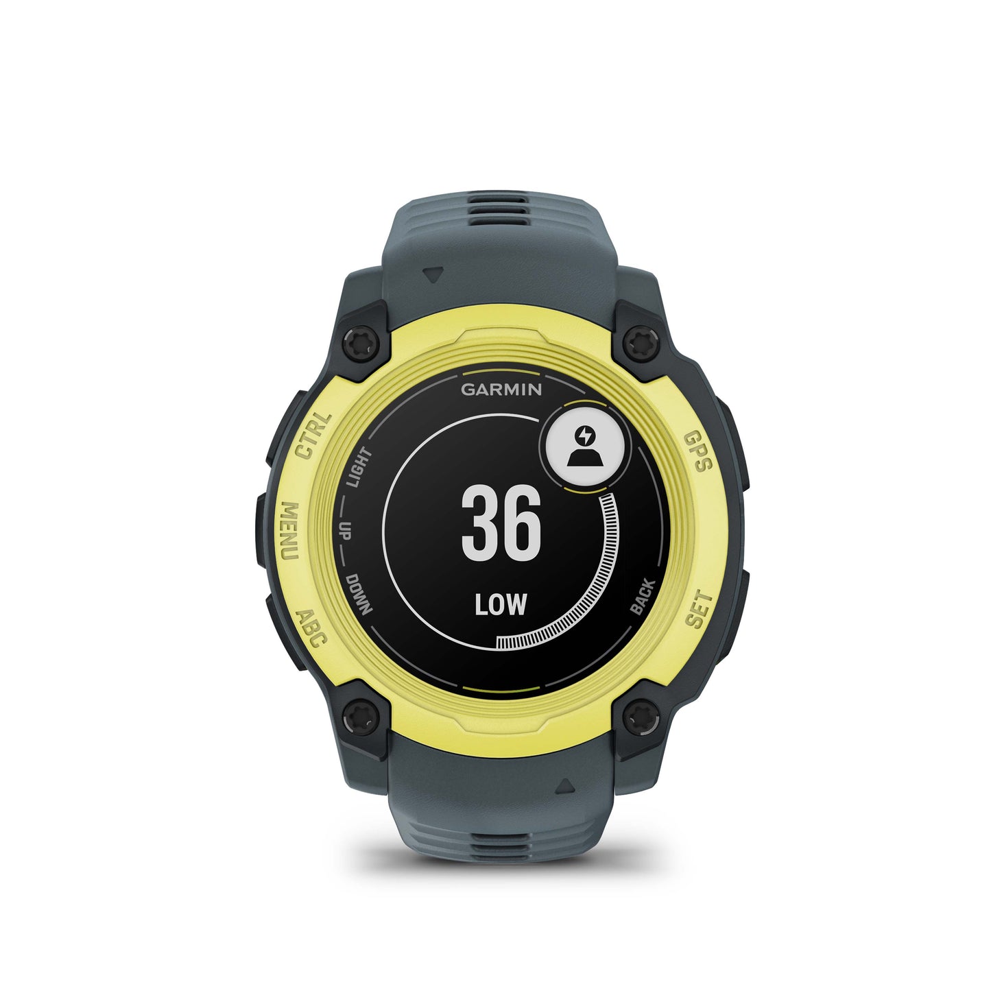 Relógio Garmin Instinct ® E Verde e Cinza Crepúsculo - 40 mm