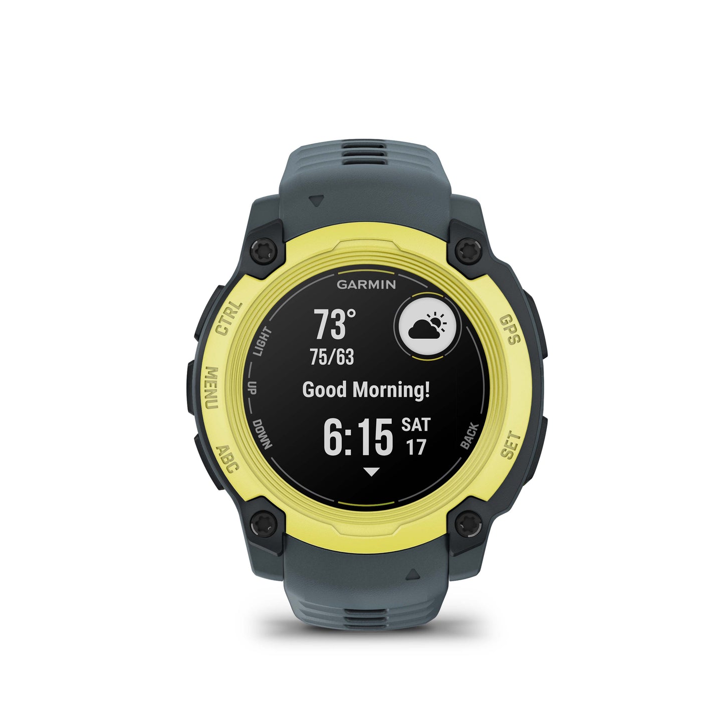 Relógio Garmin Instinct ® E Verde e Cinza Crepúsculo - 40 mm