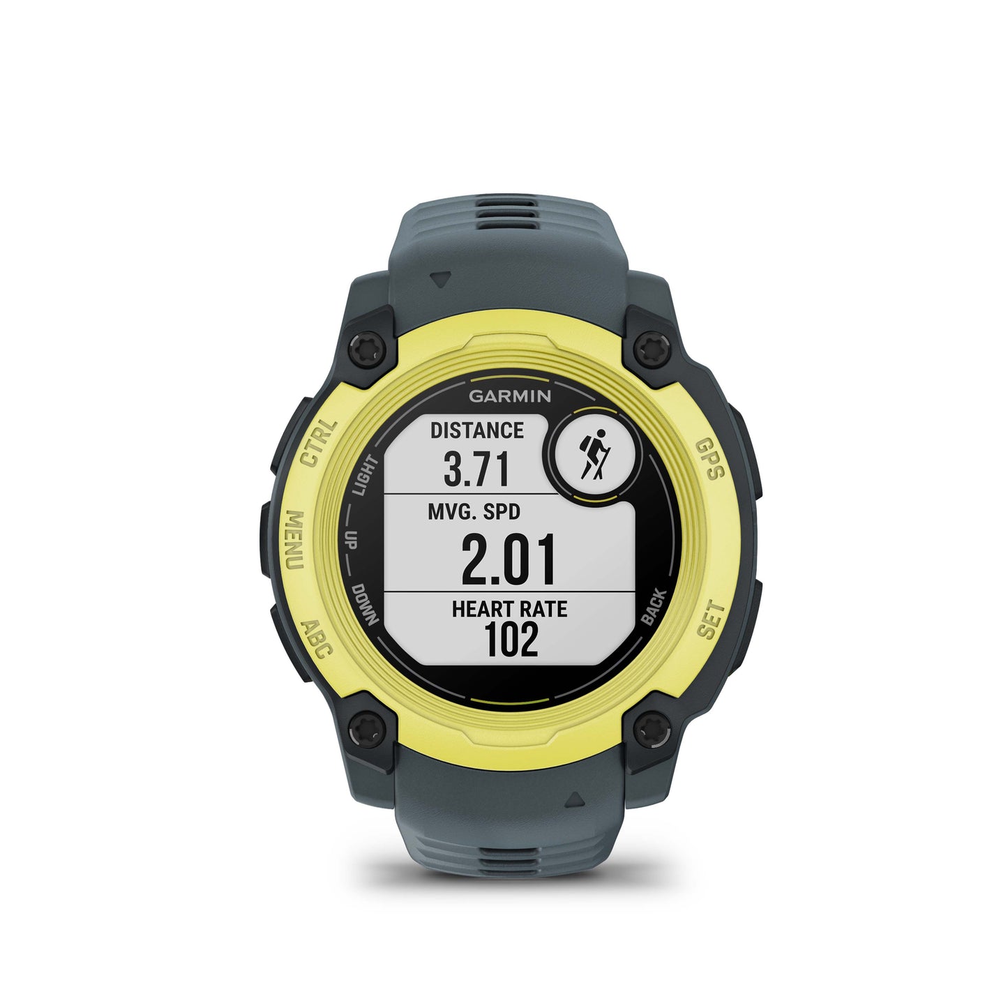 Relógio Garmin Instinct ® E Verde e Cinza Crepúsculo - 40 mm