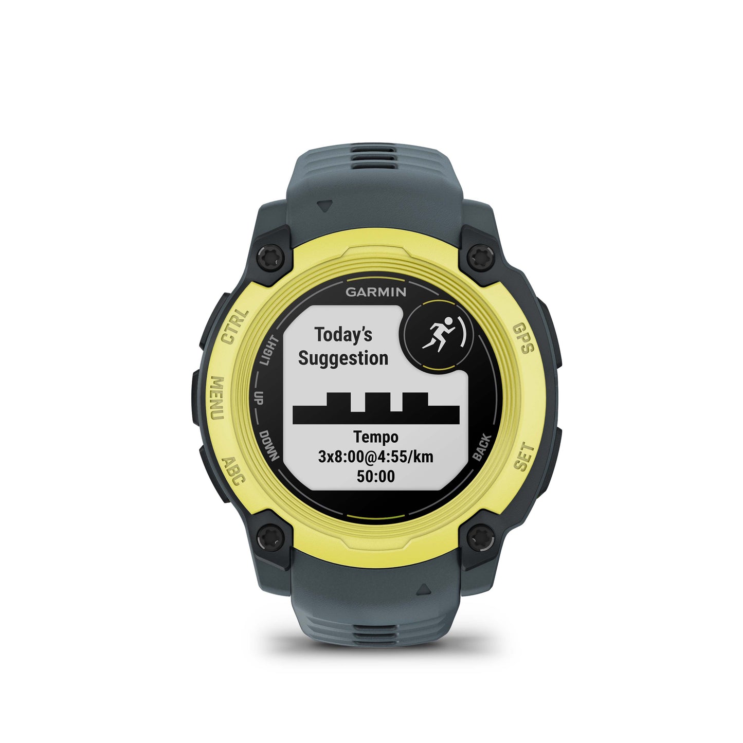 Relógio Garmin Instinct ® E Verde e Cinza Crepúsculo - 40 mm