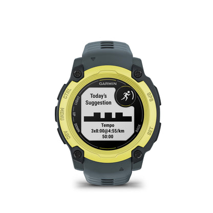 Relógio Garmin Instinct ® E Verde e Cinza Crepúsculo - 40 mm