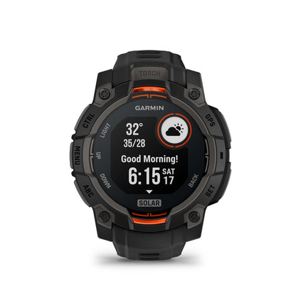 Relógio Garmin Instinct ® 3 Solar Preto - 45 mm