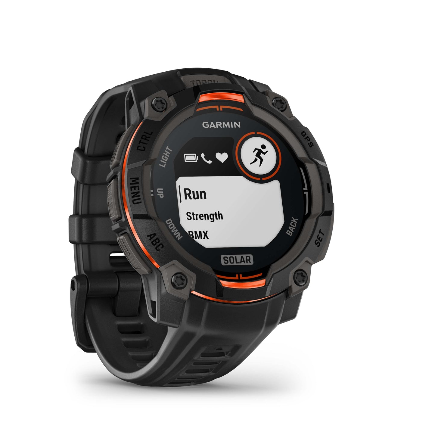Relógio Garmin Instinct ® 3 Solar Preto - 45 mm