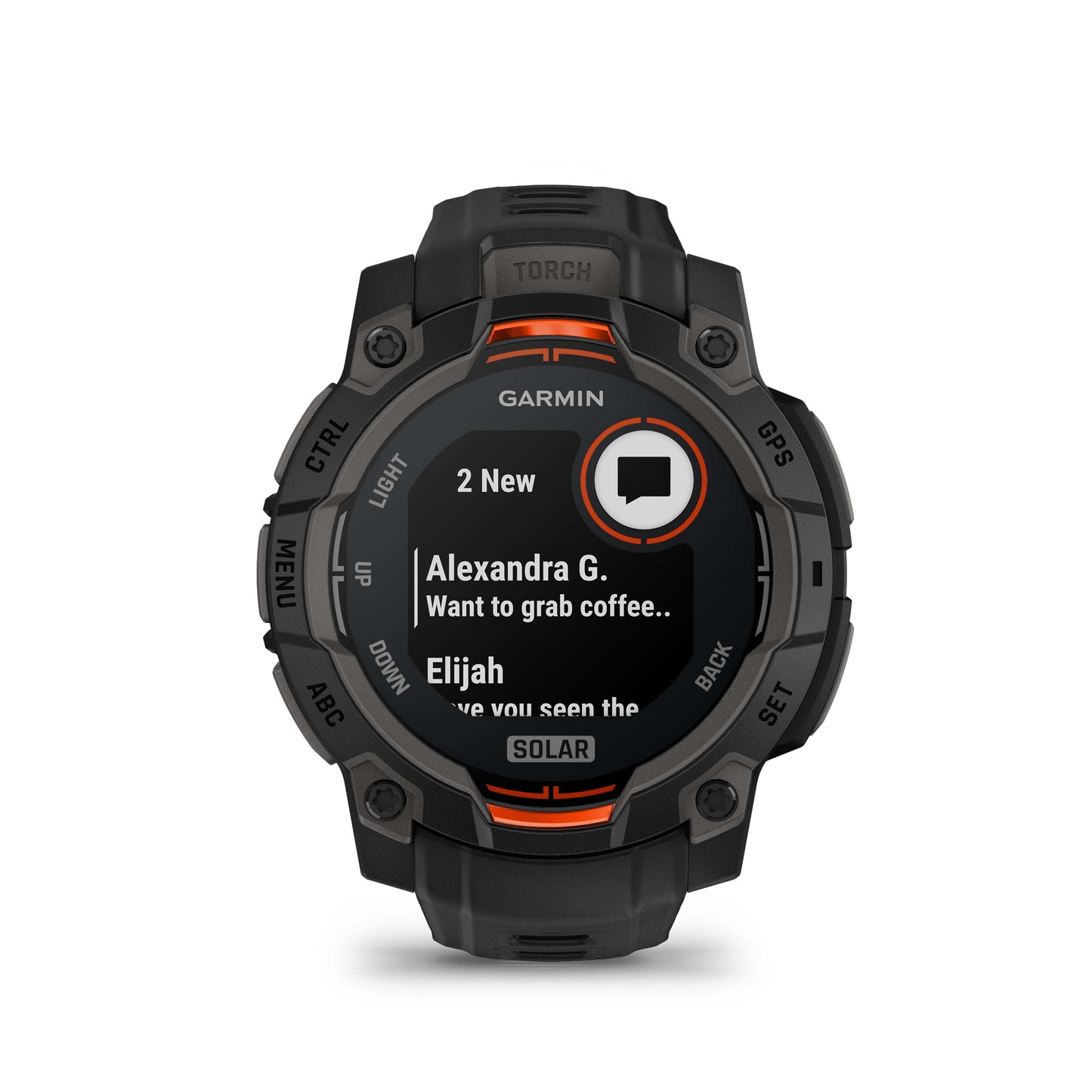 Relógio Garmin Instinct ® 3 Solar Preto - 45 mm