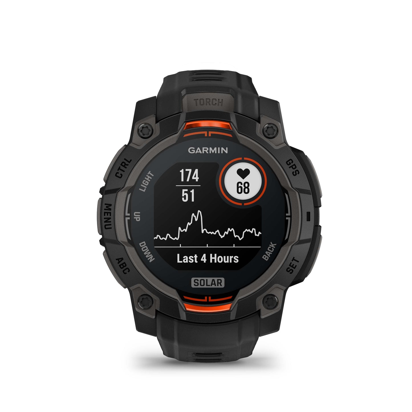 Relógio Garmin Instinct ® 3 Solar Preto - 45 mm
