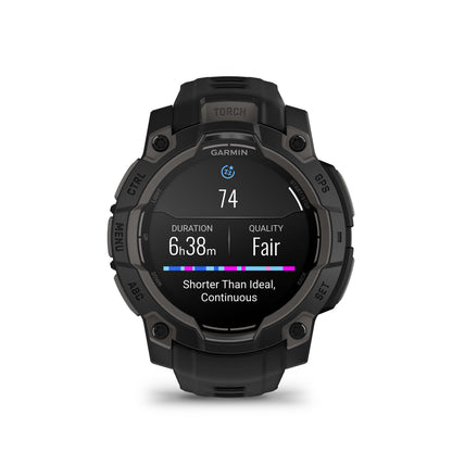 Relógio Garmin Instinct ® 3 AMOLED Preto - 45 mm